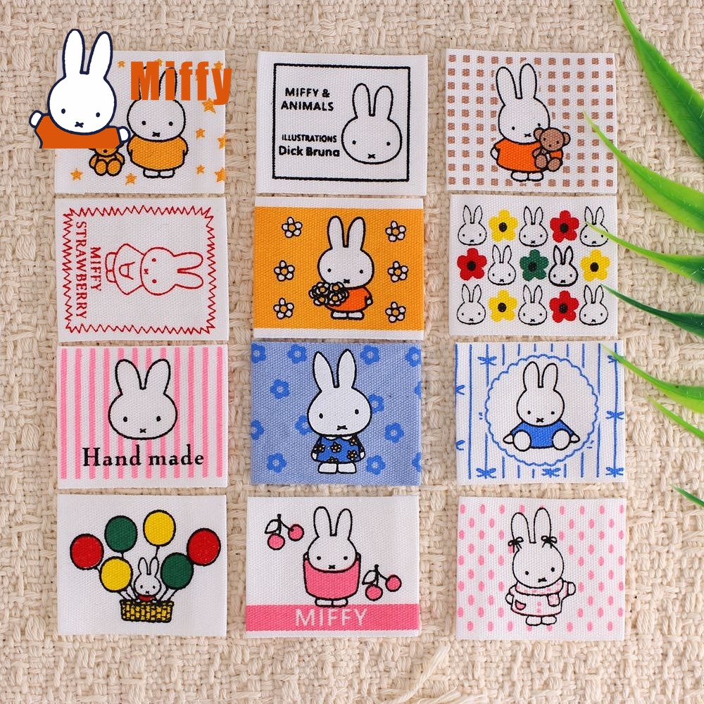 Embroidery Rabbit - Parche de tela Kawaii Miffy, parche