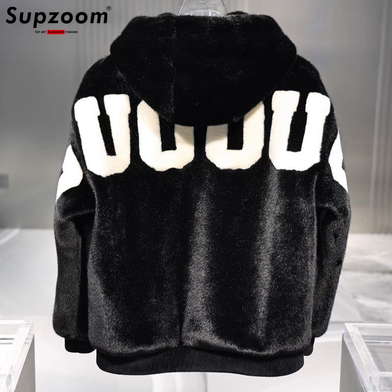 Embroidery Rabbit - Supzoom-Chaqueta de algodón con imitación de