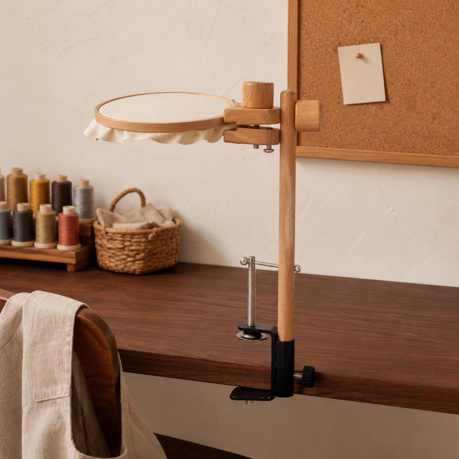 Embroidery Hooping - Soporte de Mesa de Madera de