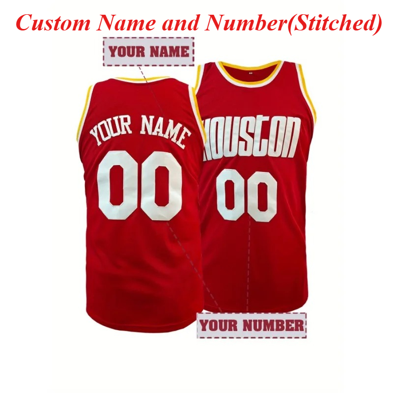 Embroidery Names - Camiseta de baloncesto con nombre y