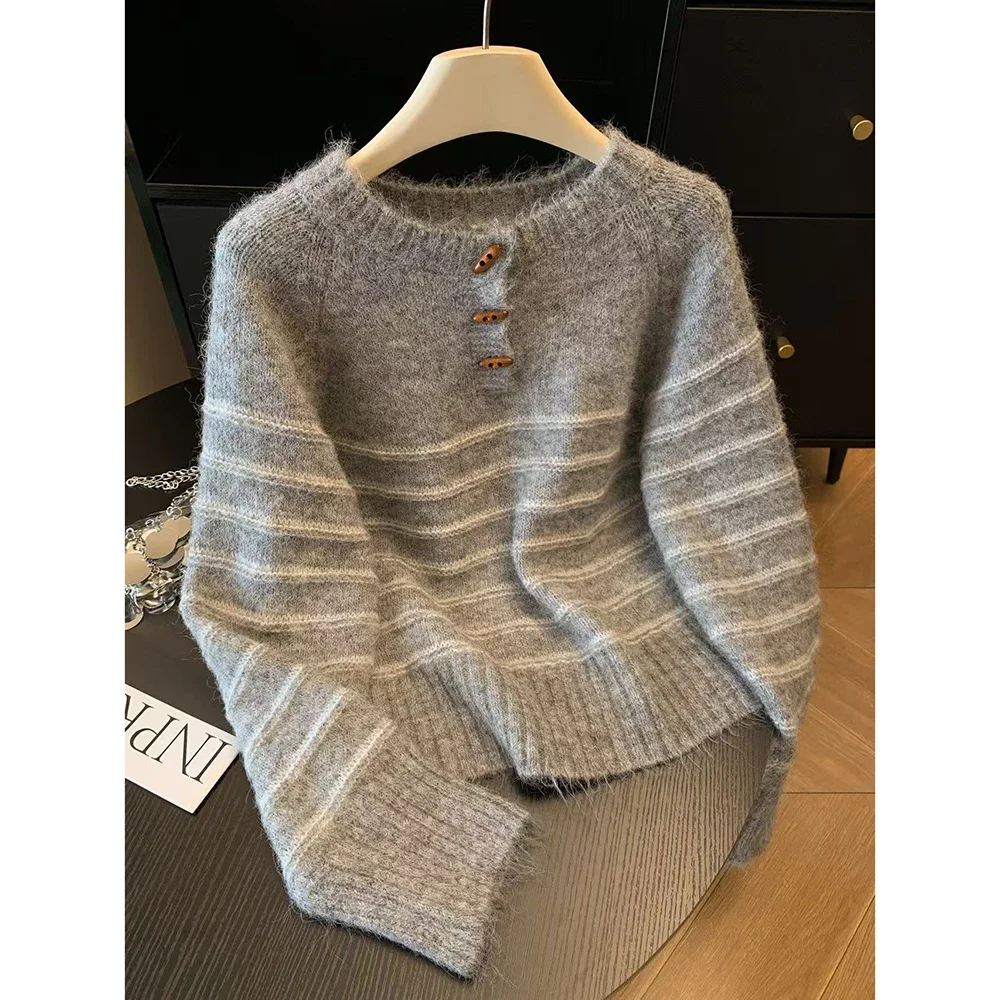 Embroidery A - Suéter de Lana y Cachemira a