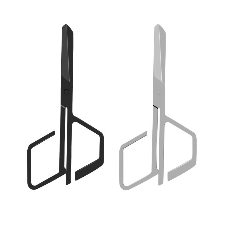 Embroidery Scissors Small - 1 Uds. Tijeras irregulares negras y