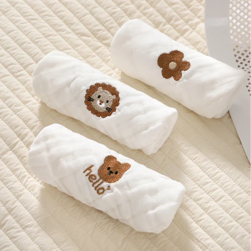 Embroidery Towel - Toallas de Saliva para bebé, toallitas