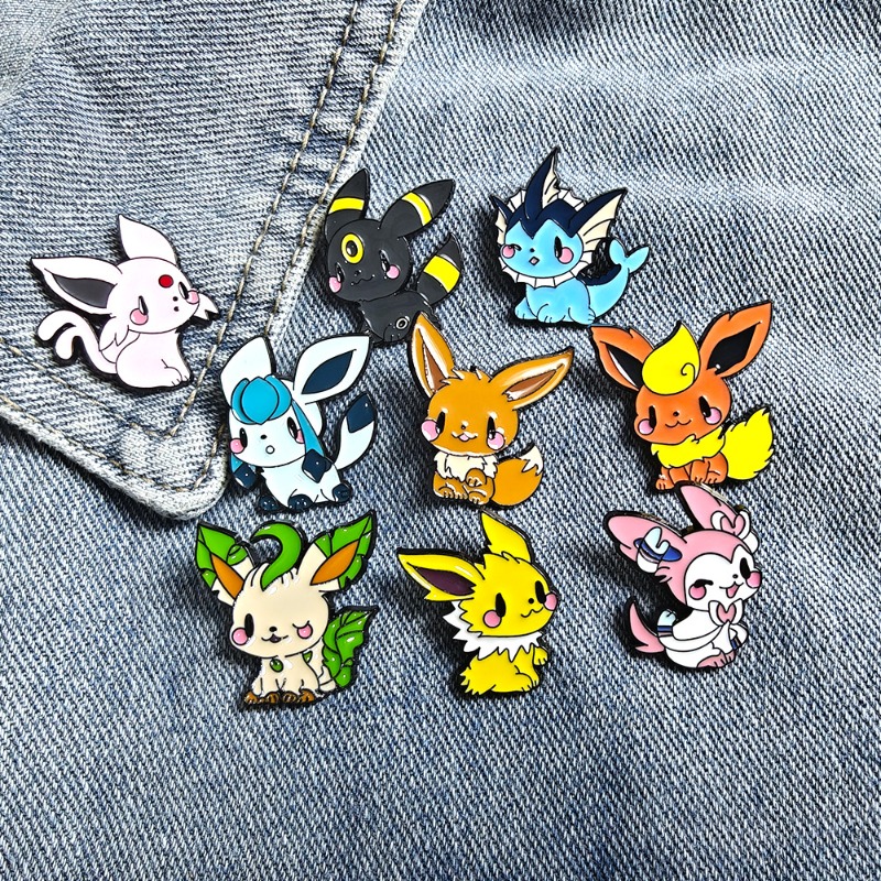 Embroidery Reddit - Juego de 9 broches de anime