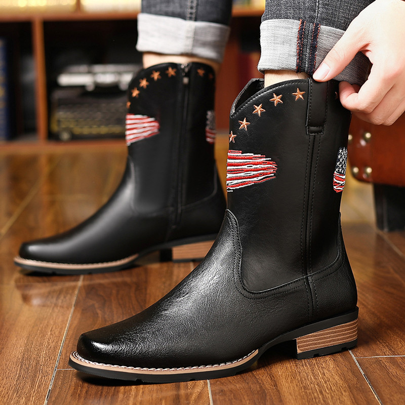 Embroidery Stitches - Botas Altas para Hombre, Nueva Marca,