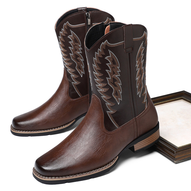 Embroidery Stitches - Botas Altas para Hombre con Bordado