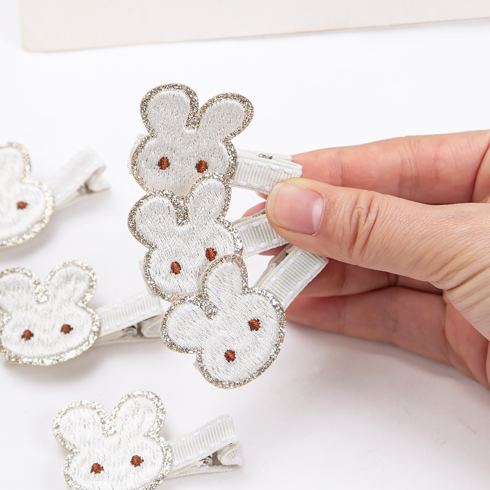 Embroidery Rabbit - 50 unids/lote de pinzas para el