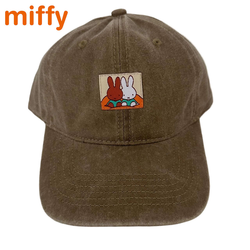 Embroidery Rabbit - Gorra de béisbol Kawaii Miffy con
