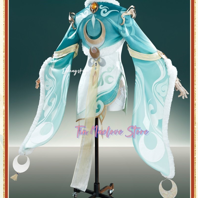 Disfraz de Cosplay de Genshin  - Embroidery White reseña y precio