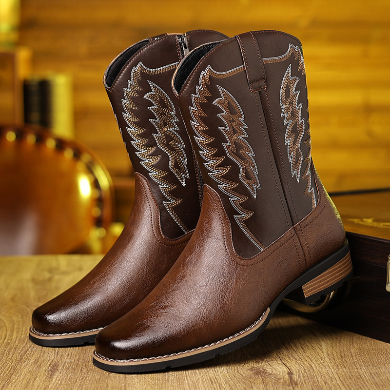 Botas de vaquero occidentales  - Embroidery Stitches reseña y precio