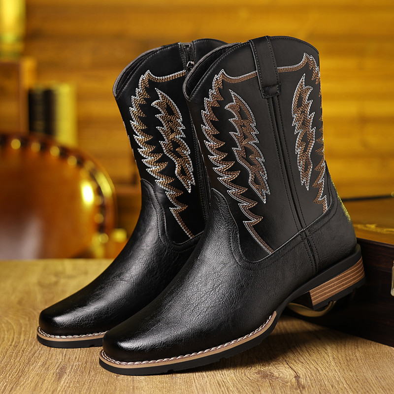 Botas de vaquero occidentales  - Embroidery Stitches reseña y precio