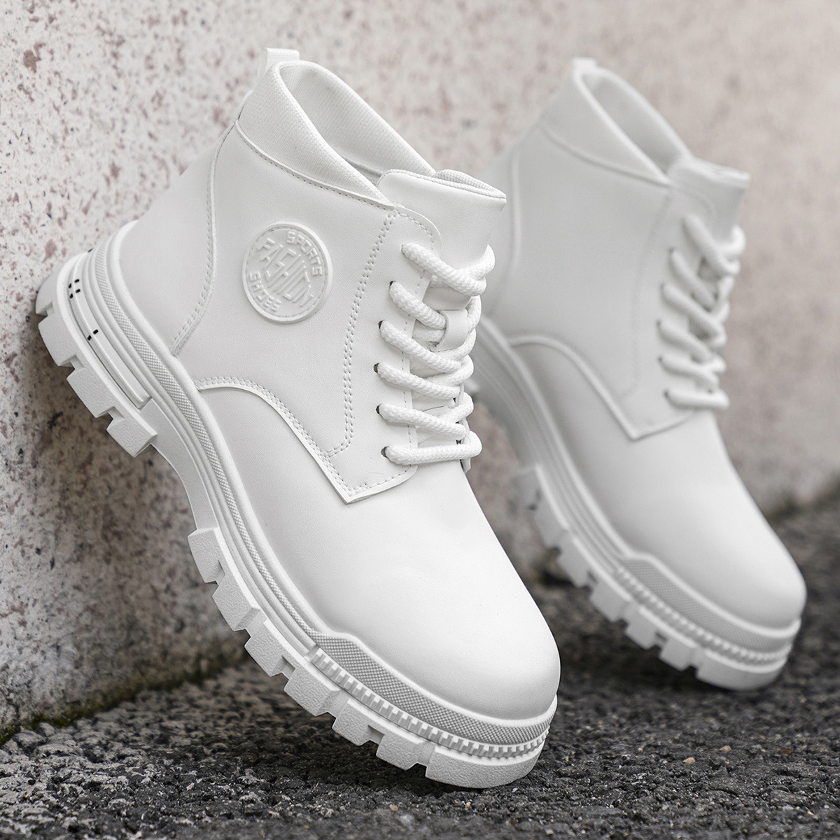 Botas de moto blancas a la mod - Embroidery White reseña y precio