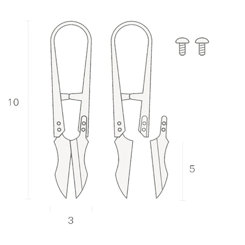 Tijeras Pequeñas de Latón para - Embroidery Scissors Small reseña y precio