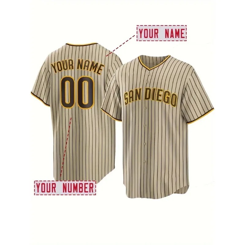 Camiseta de béisbol bordada co - Embroidery Uniform reseña y precio