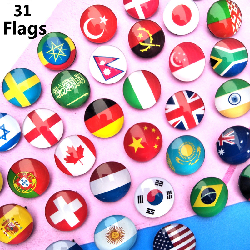 2024 banderas Pins gema de cri - Embroidery Australia reseña y precio