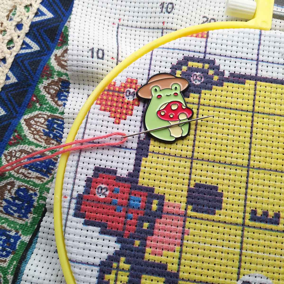 Portaagujas de Rana para Borda - Needle Minder Magnet reseña y precio