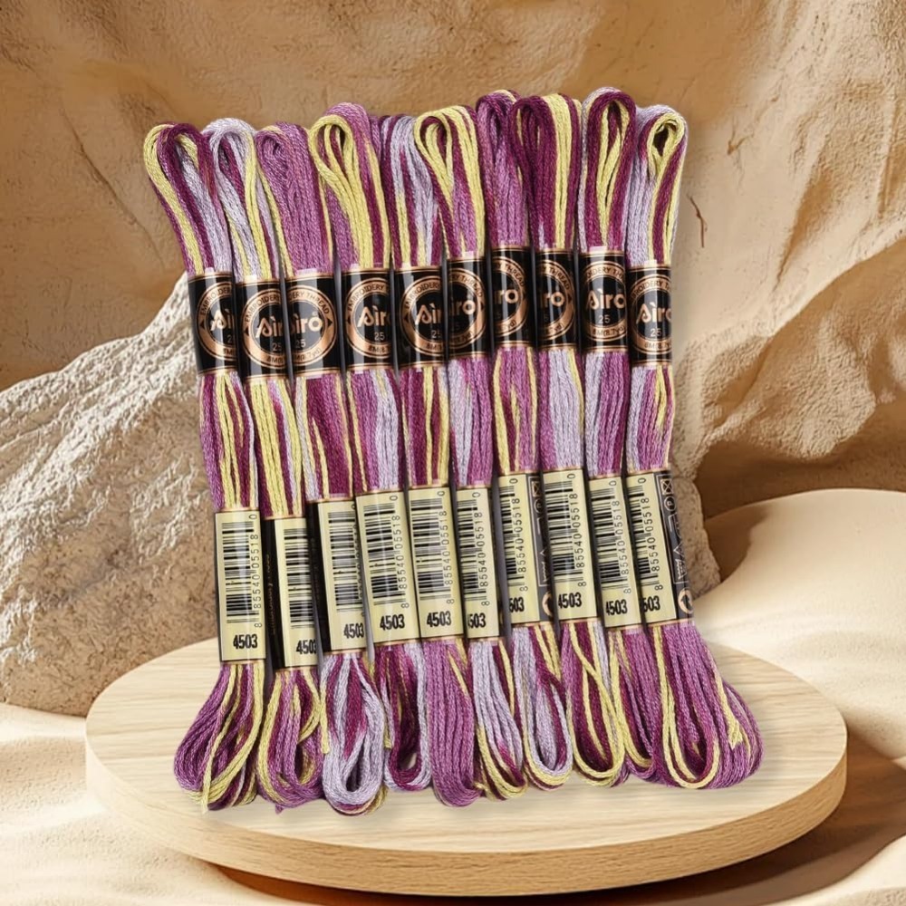 6 hebras de hilo de bordar mor - Embroidery Stitches reseña y precio