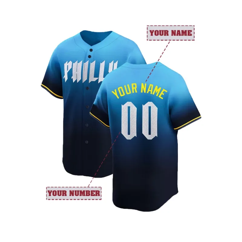 Camiseta de béisbol bordada co - Embroidery Names reseña y precio