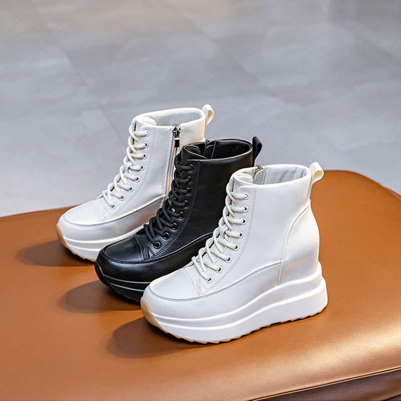 XMWRLW, zapatos de otoño de cu - Embroidery White reseña y precio