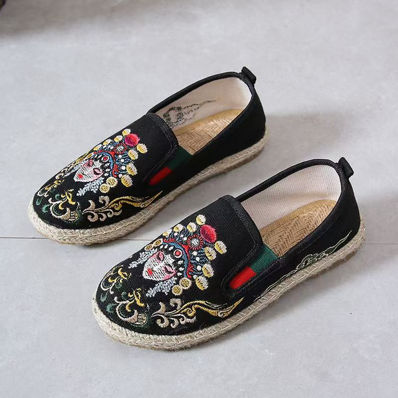 Zapatos de tela bordados con s - Embroidery Cloth reseña y precio