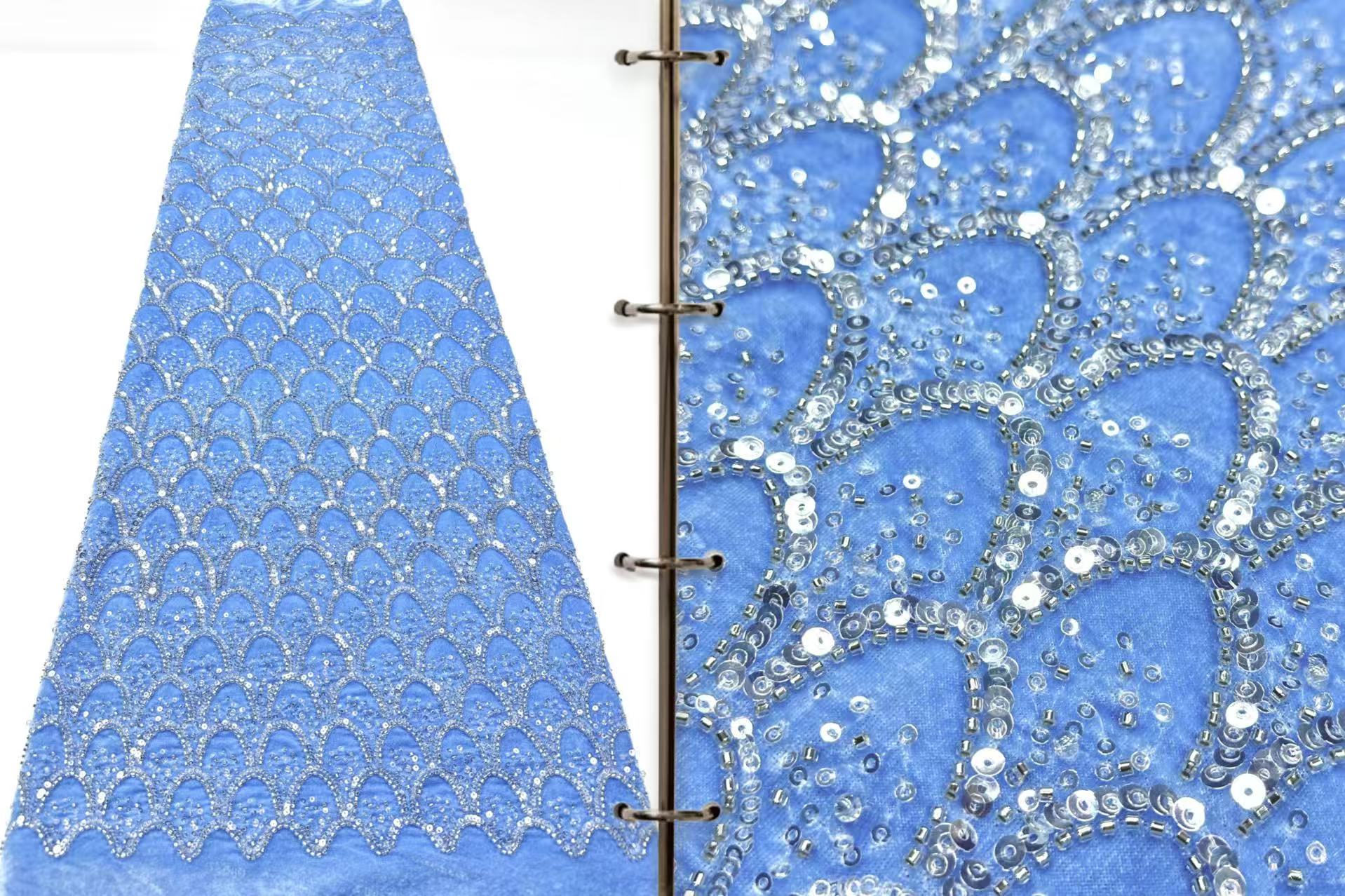 Vestidos de Fiesta Elegantes c - Embroidery Net Fabric reseña y precio