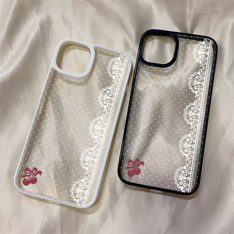 Funda para Teléfono con Lazo d - Embroidery White reseña y precio