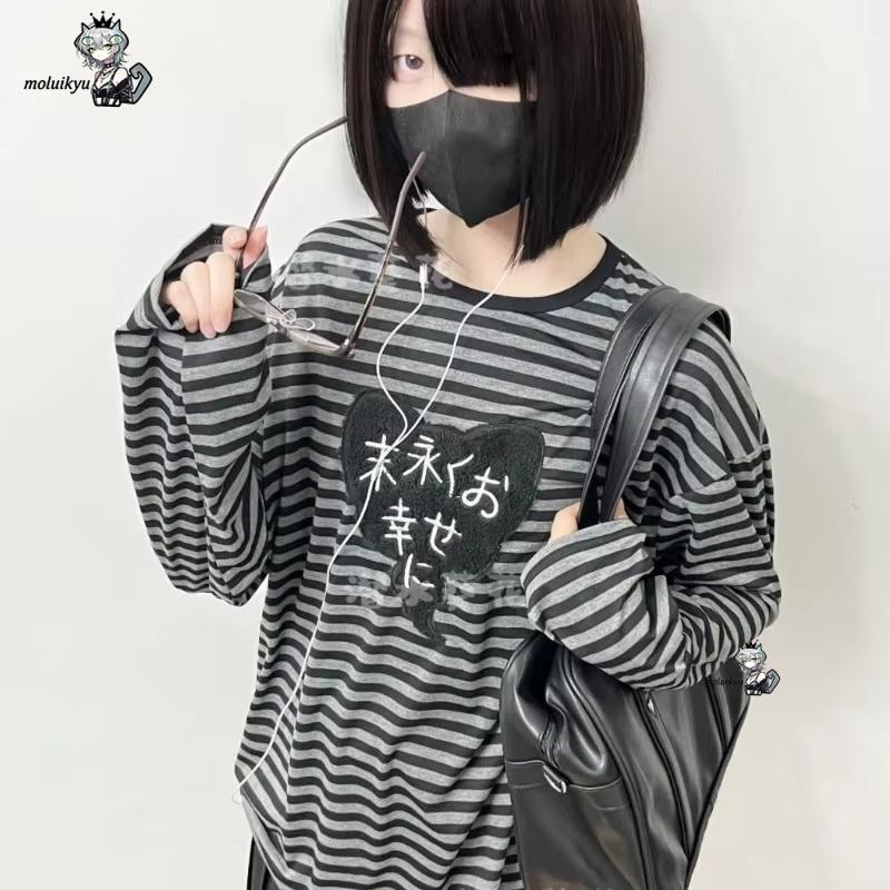 Camisetas Y2K Estilo Punk Amer - Embroidery A reseña y precio