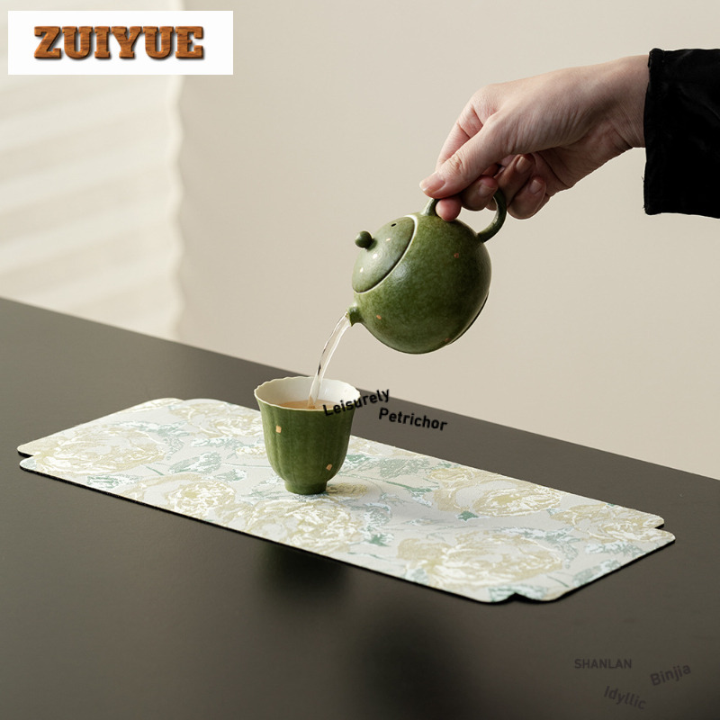 Manteles de mesa de té con bor - Embroidery Cloth reseña y precio