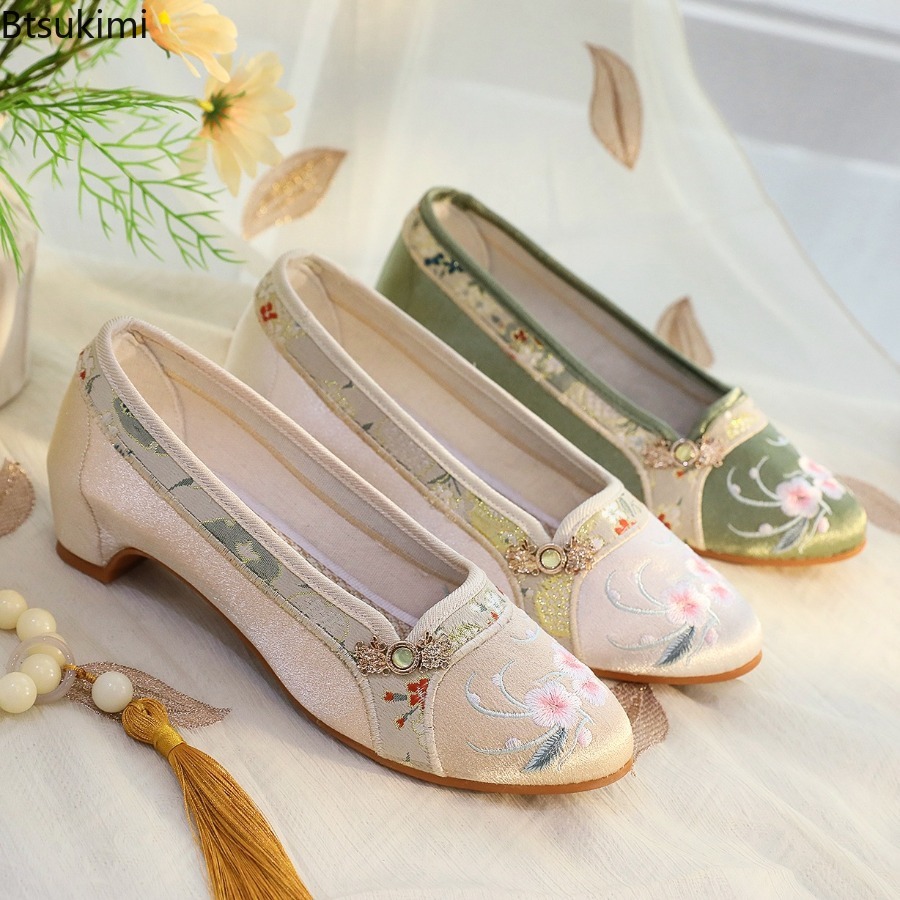 Zapatos de Mujer 2026, Estilo  - Embroidery Cloth reseña y precio