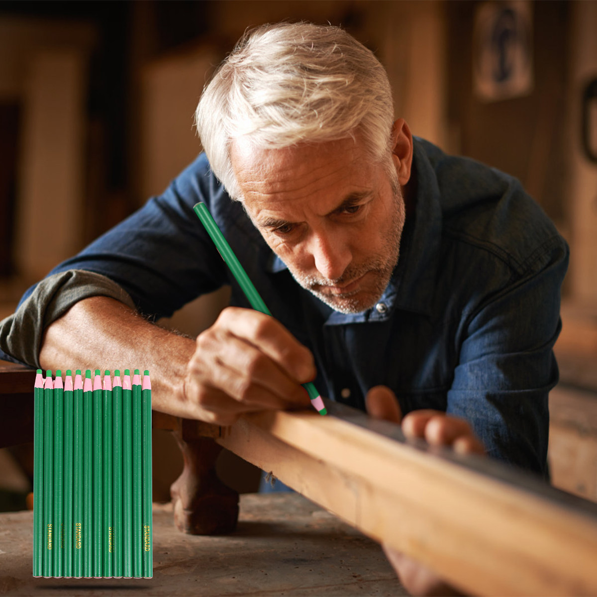 1 caja de lápices de grasa des - Embroidery Cloth reseña y precio