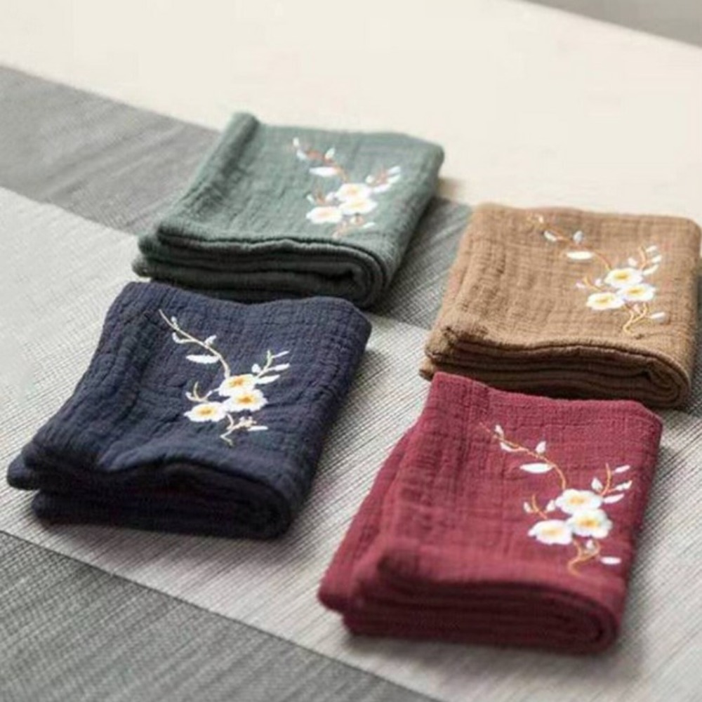 Práctico paño de té de algodón - Embroidery Towel reseña y precio