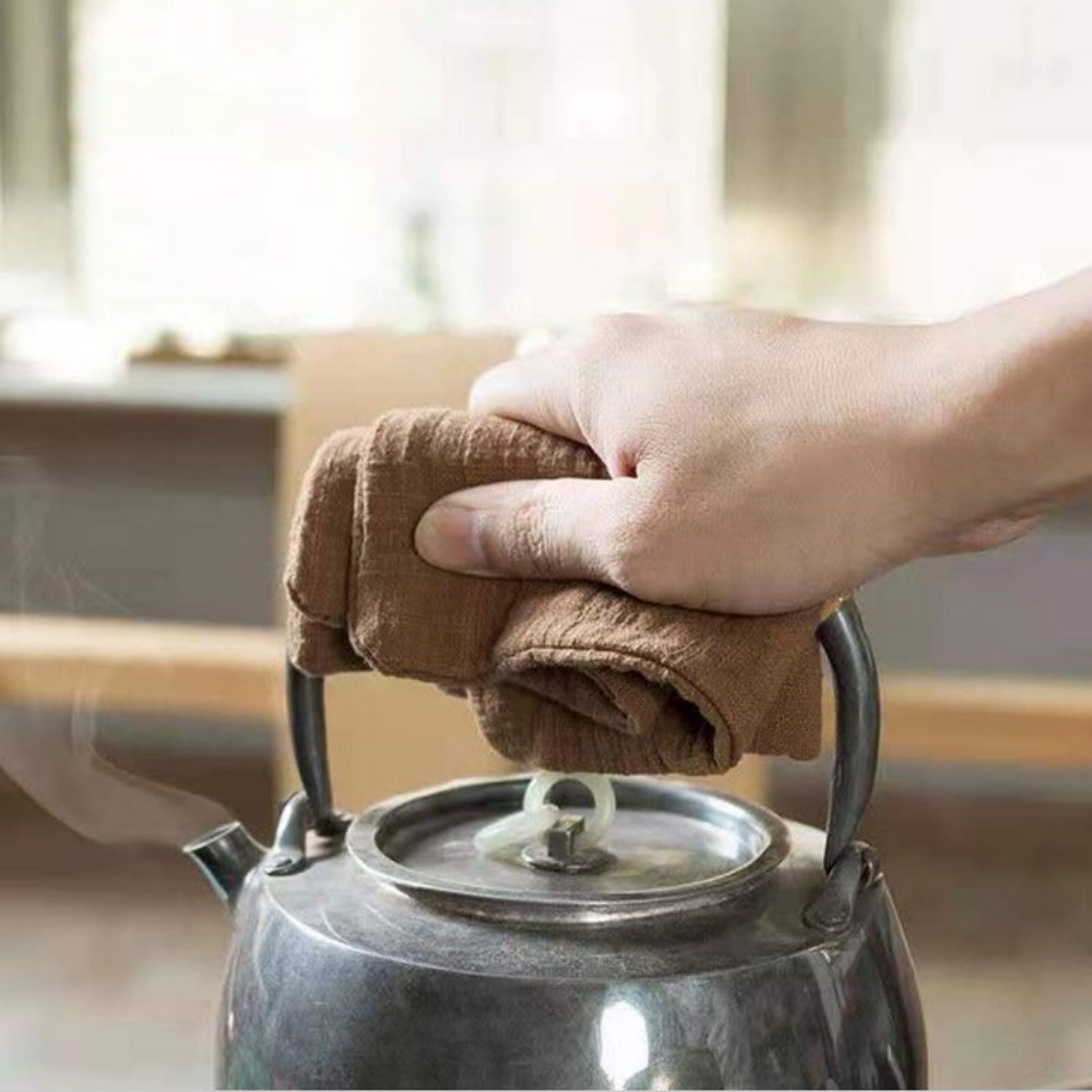 Práctico paño de té de algodón - Embroidery Towel reseña y precio