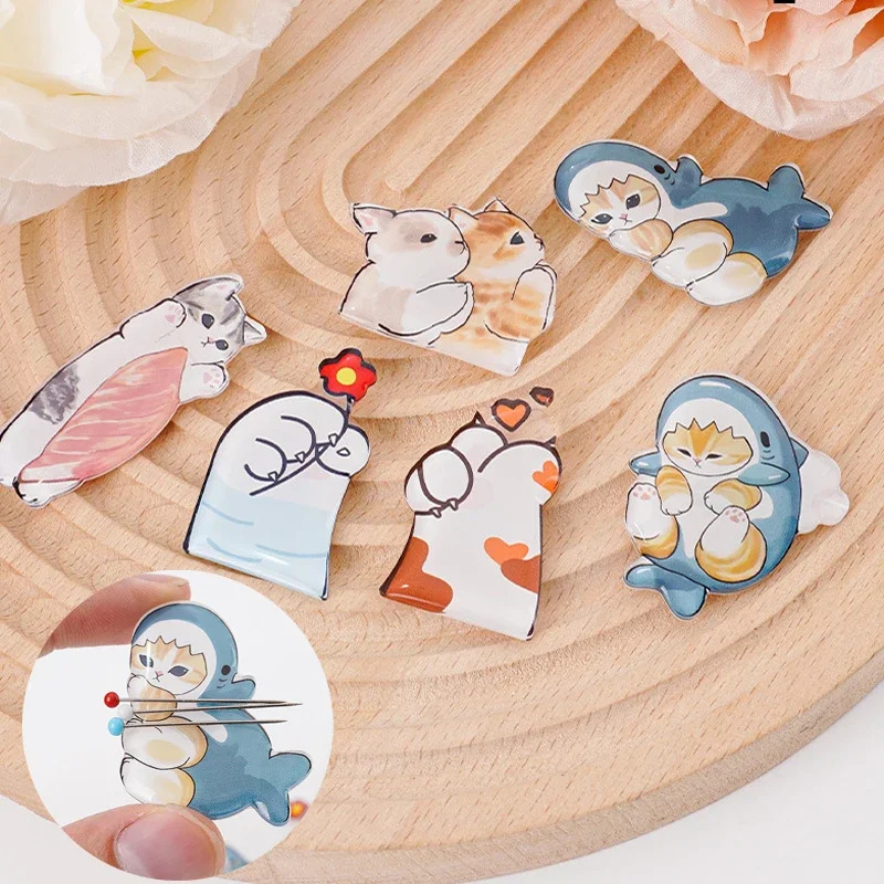 Aguja acrílica de gato lindo,  - Needle Minder Magnet reseña y precio