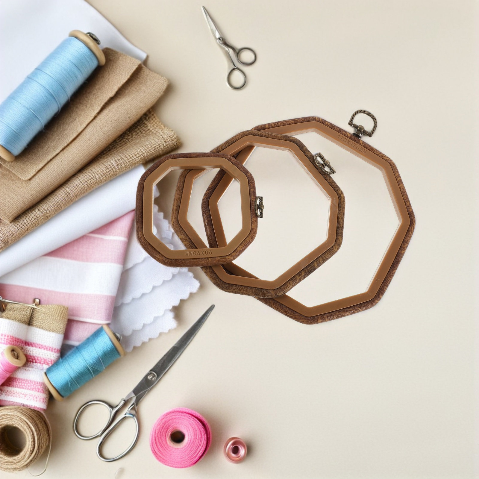 6 Piezas de Aros de Bordado Oc - Embroidery Hooping reseña y precio