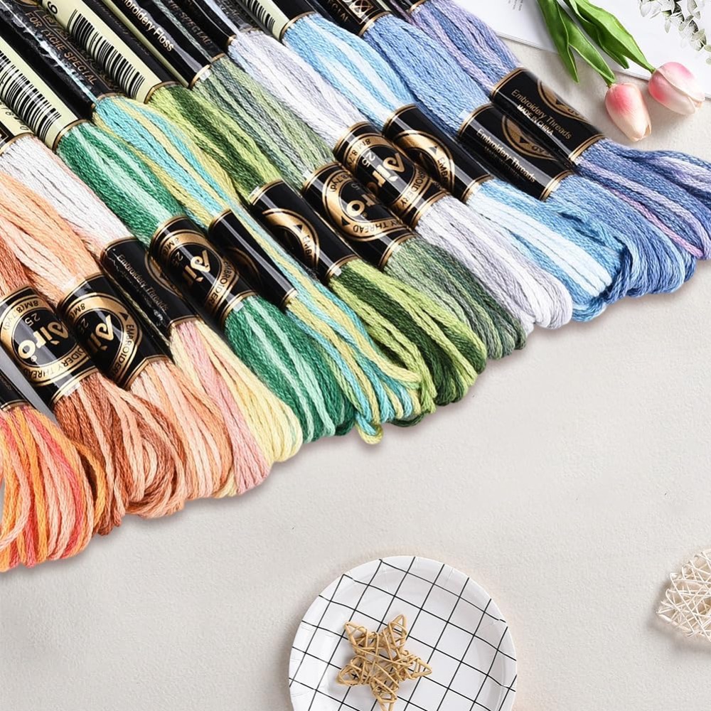 12 rollos de hilo de bordar de - Embroidery Stitches reseña y precio