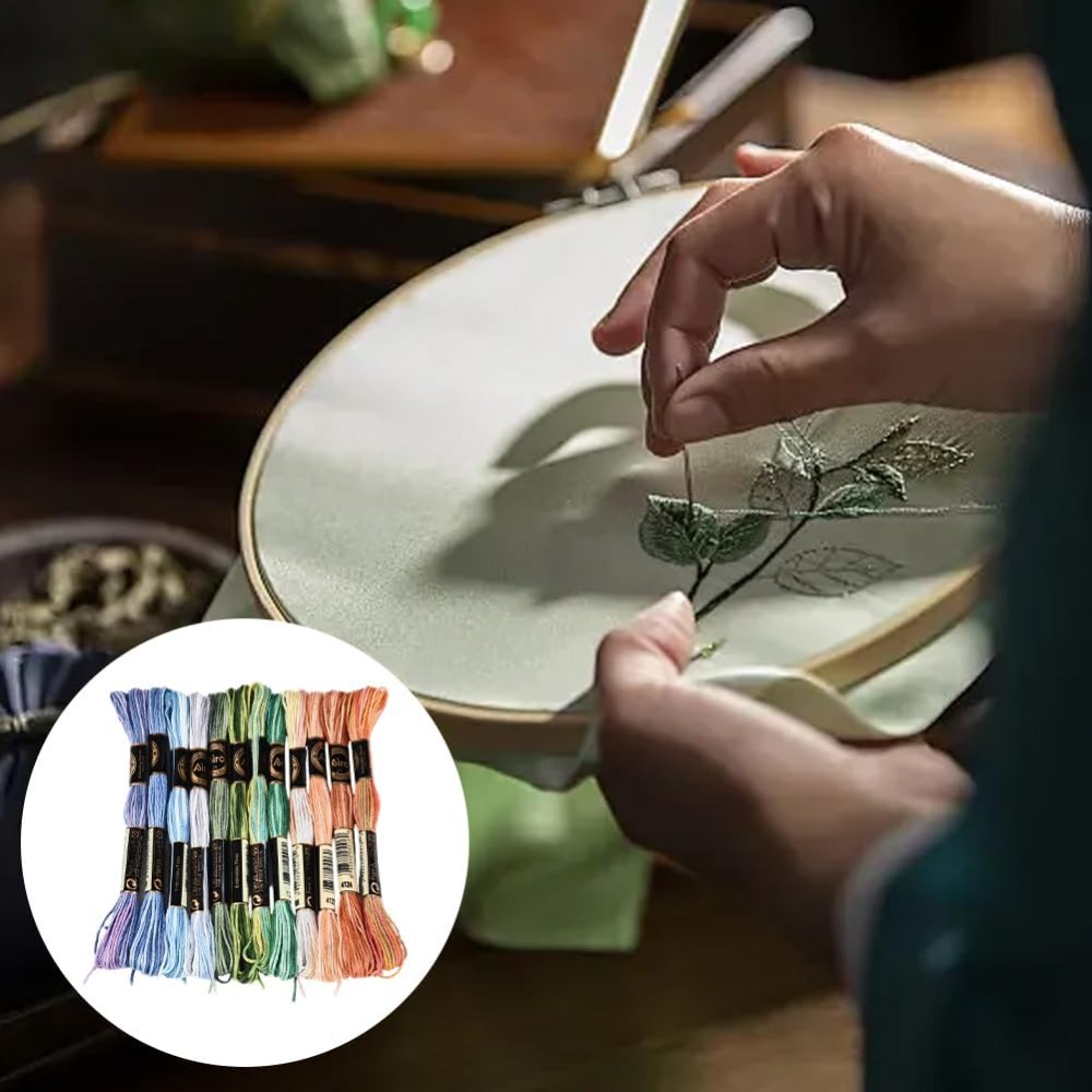 12 rollos de hilo de bordar de - Embroidery Stitches reseña y precio