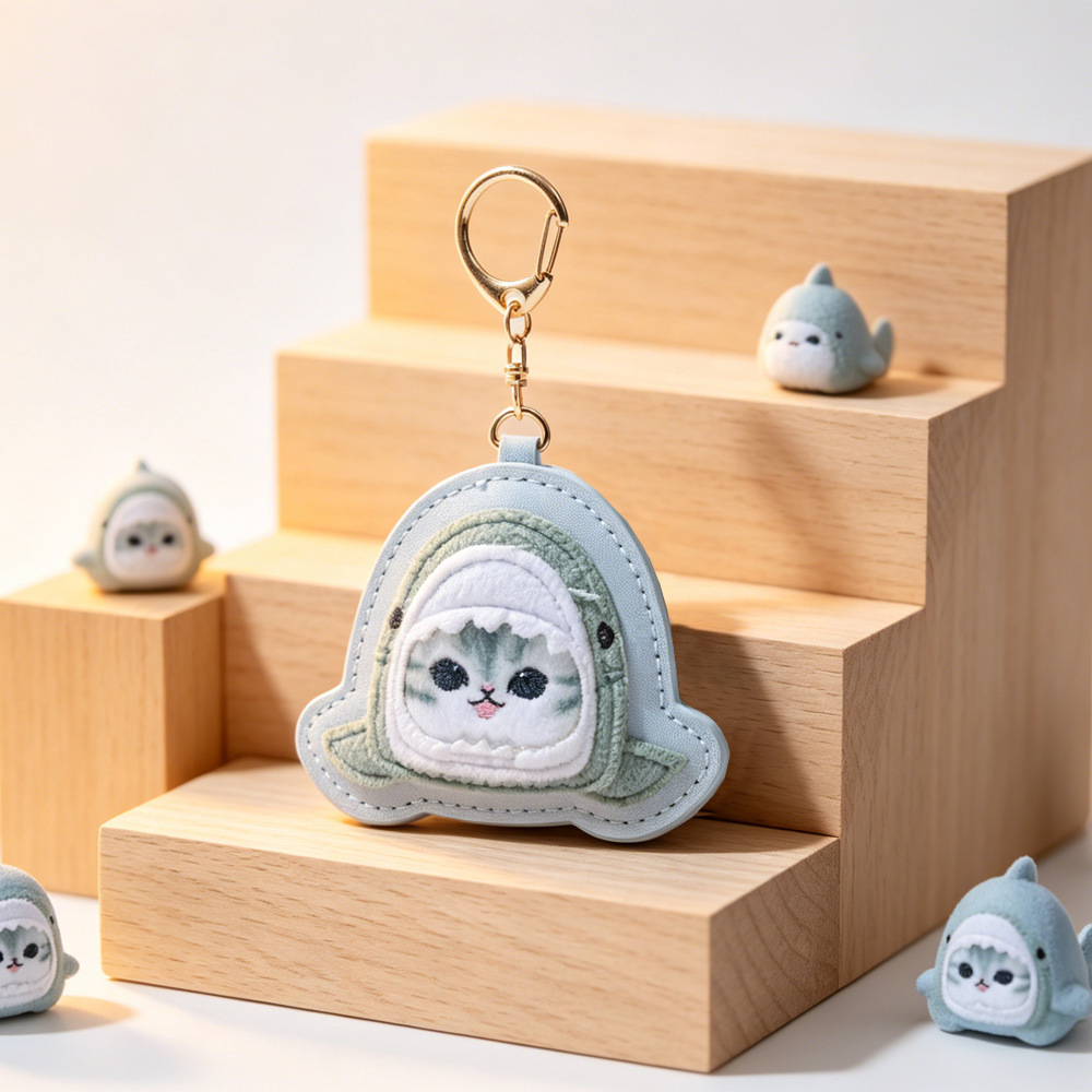 Llavero de cuero bordado con d - Embroidery Towel reseña y precio