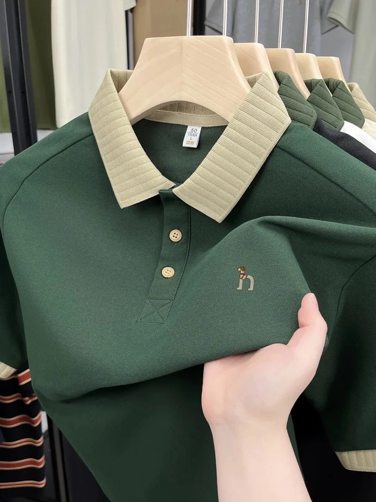Polo de manga corta para hombr - Embroidery Uniform reseña y precio
