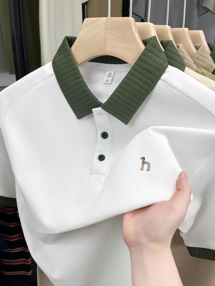 Polo de manga corta para hombr - Embroidery Uniform reseña y precio