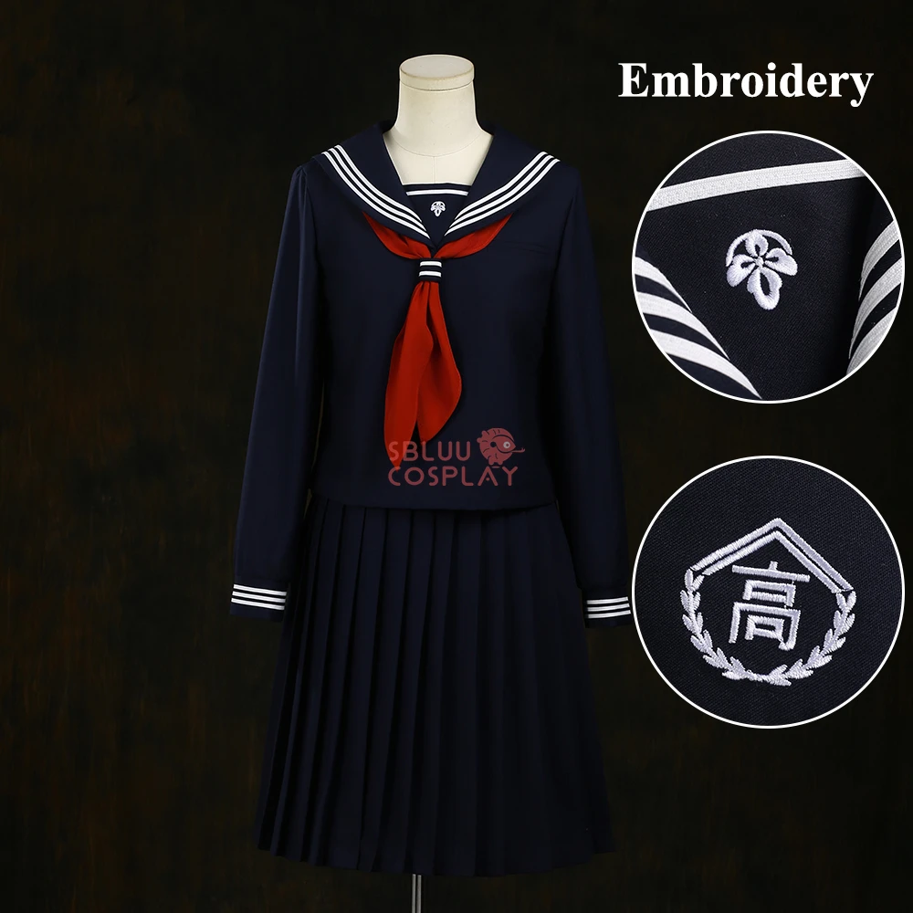 SBluuCosplay Shimizu Hinako di - Embroidery Uniform reseña y precio