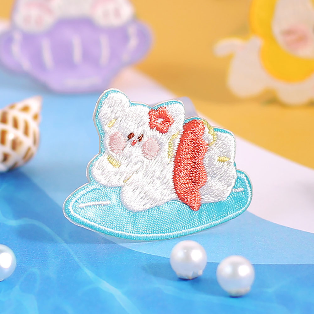 1 pieza pegatinas bordadas dib - Embroidery Rabbit reseña y precio
