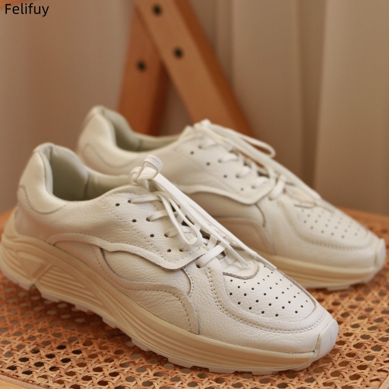 Zapatos informales con cordone - Embroidery White reseña y precio