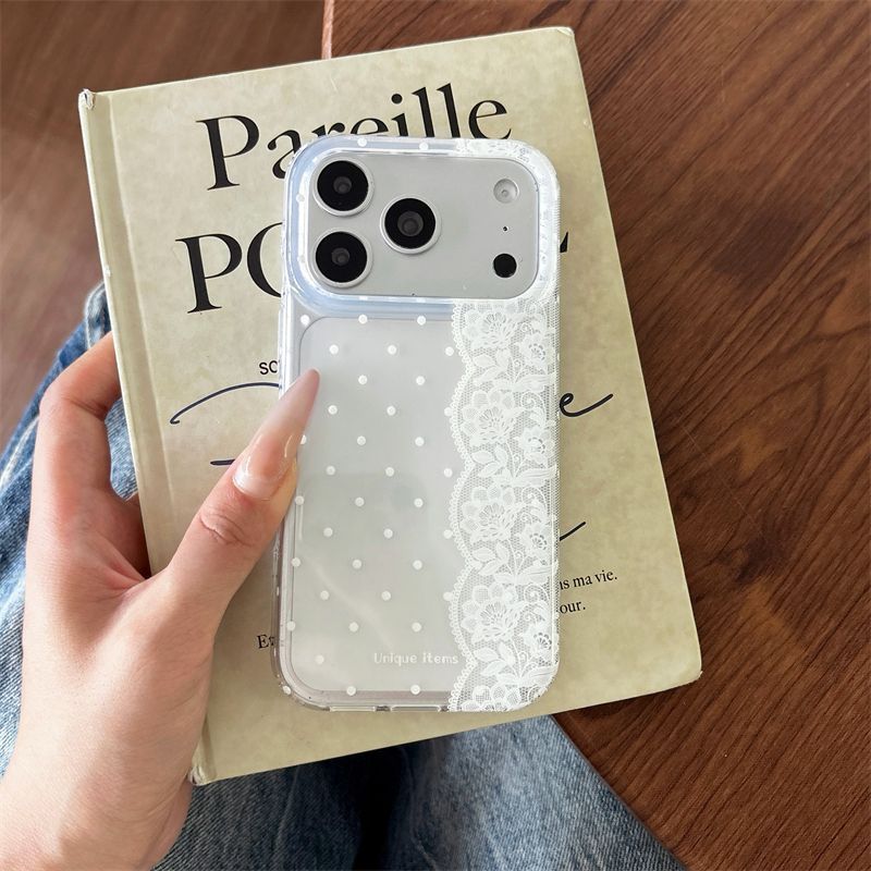 Funda de Teléfono Kawaii con E - Embroidery White reseña y precio