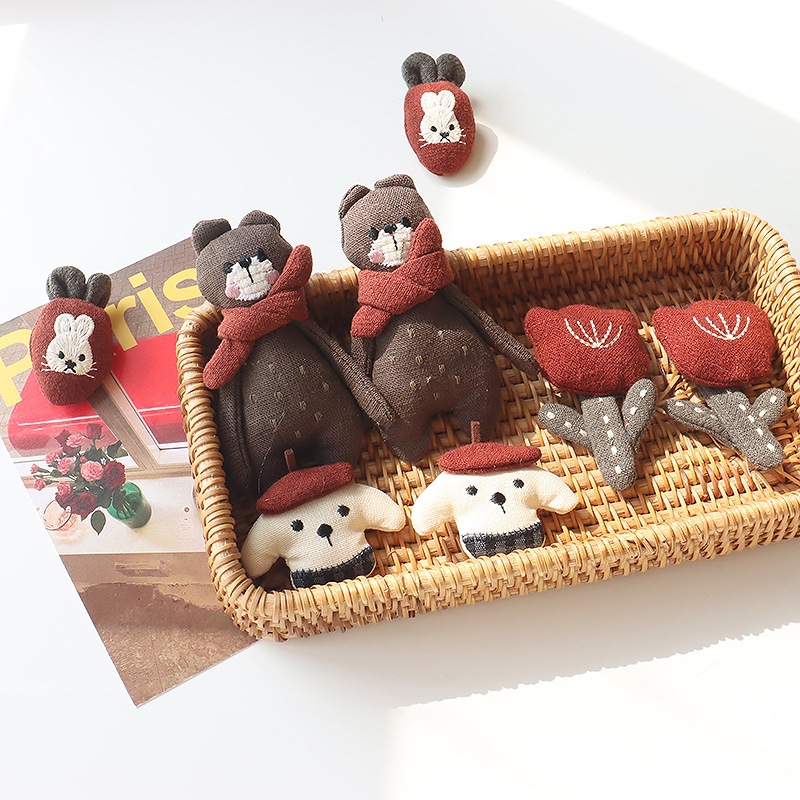 Broche de conejito, bufanda ro - Embroidery Rabbit reseña y precio