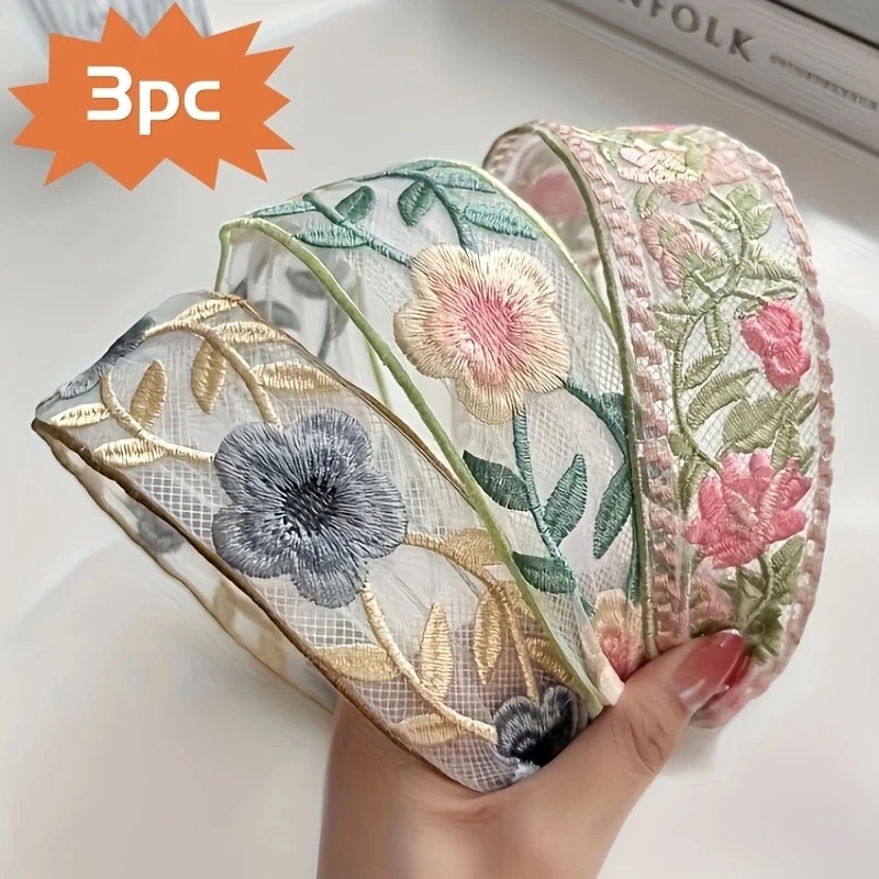 1/3 diadema elegante de gasa c - Embroidery Hooping reseña y precio