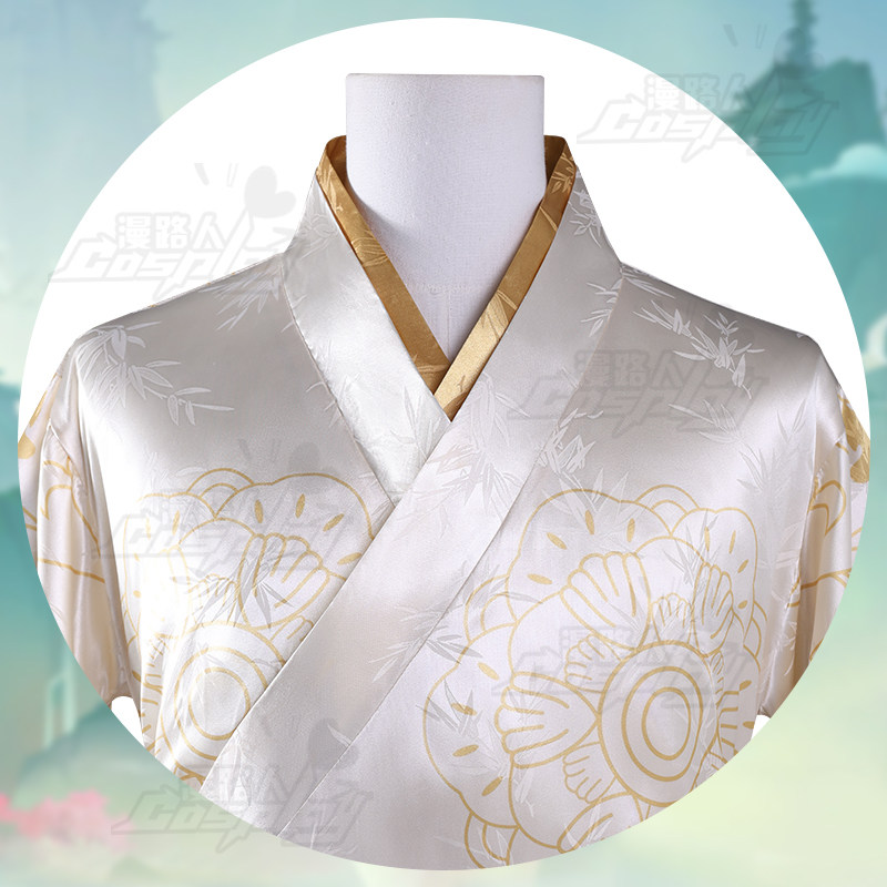 Disfraz de Cosplay de Jinshi d - Embroidery White reseña y precio