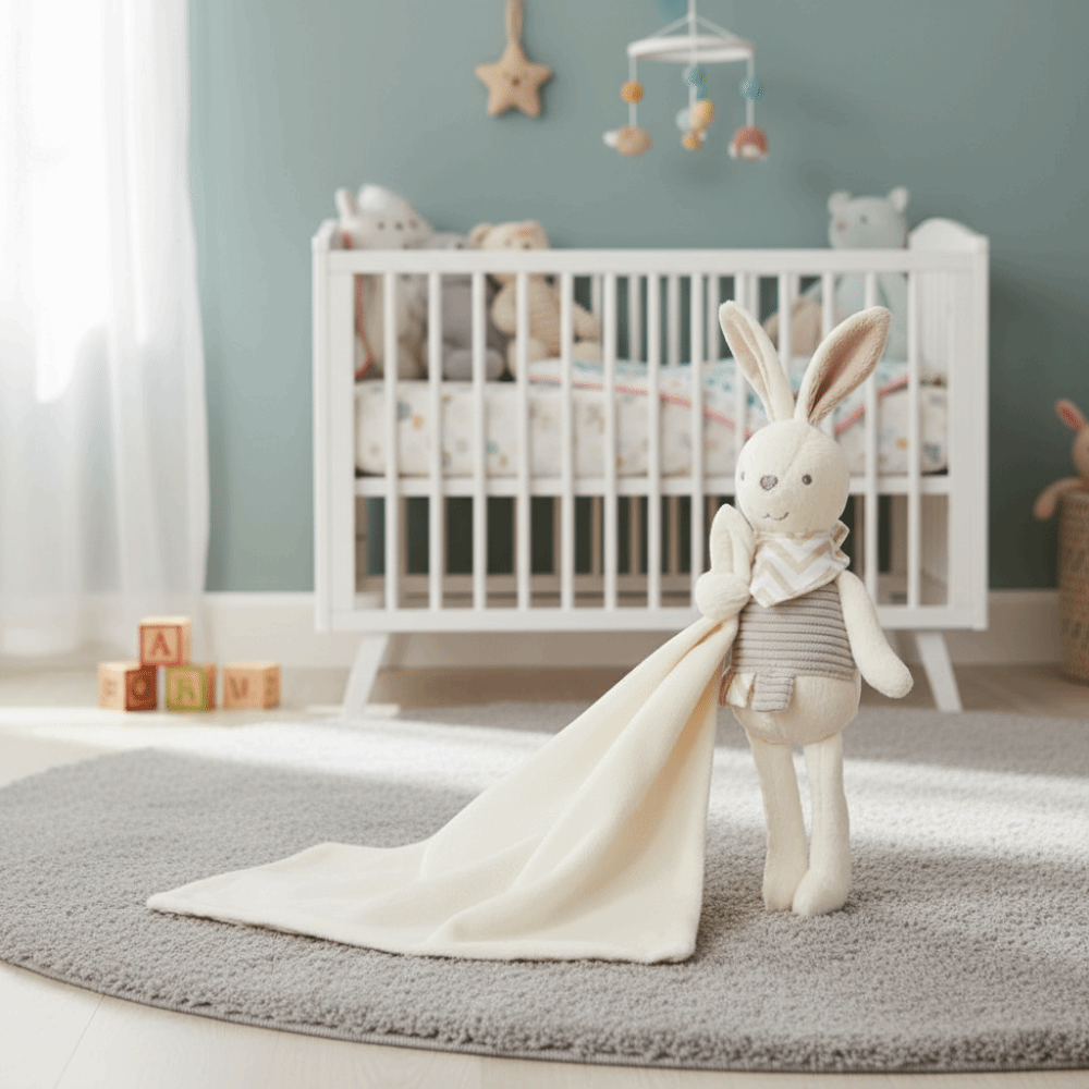 Manta Cuadrada de Conejo para  - Embroidery Rabbit reseña y precio
