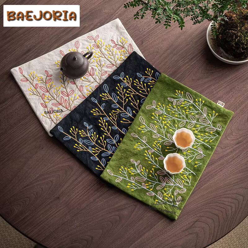 Paño de Té de Lona Bordado a M - Embroidery Towel reseña y precio