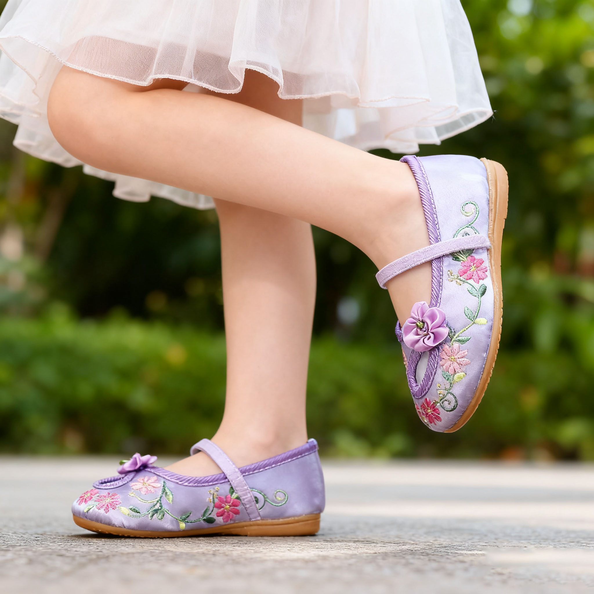 Zapatos de Ballet con bordado  - Embroidery Roses reseña y precio