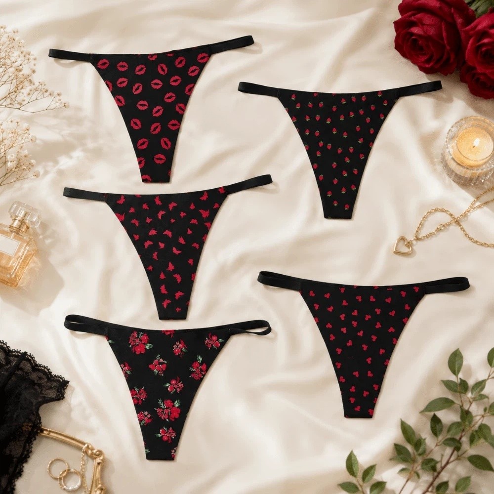 Tangas elegantes sin costuras  - Embroidery Lips reseña y precio